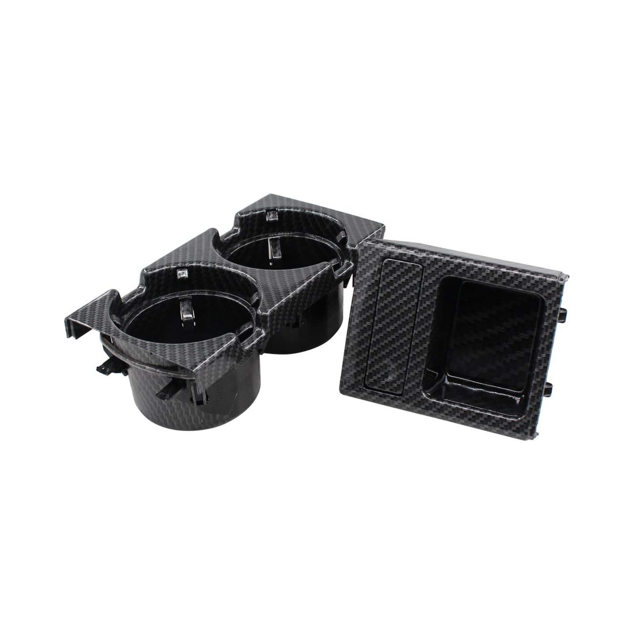 Carbon-Fiber Center Console Cup & Coin Holder