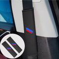 2 Pcs Car Seat Belt Pads Cover Compatible with BMW 1 2 3 4 5 6 7 Series X1 X2 X3 X4 X5 X6 Interior Accessories (Seat Belt Pads Cover)